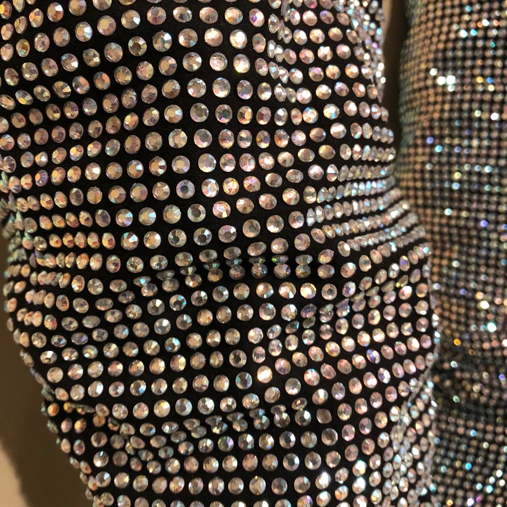 Steve Madden rhinestone studded boots